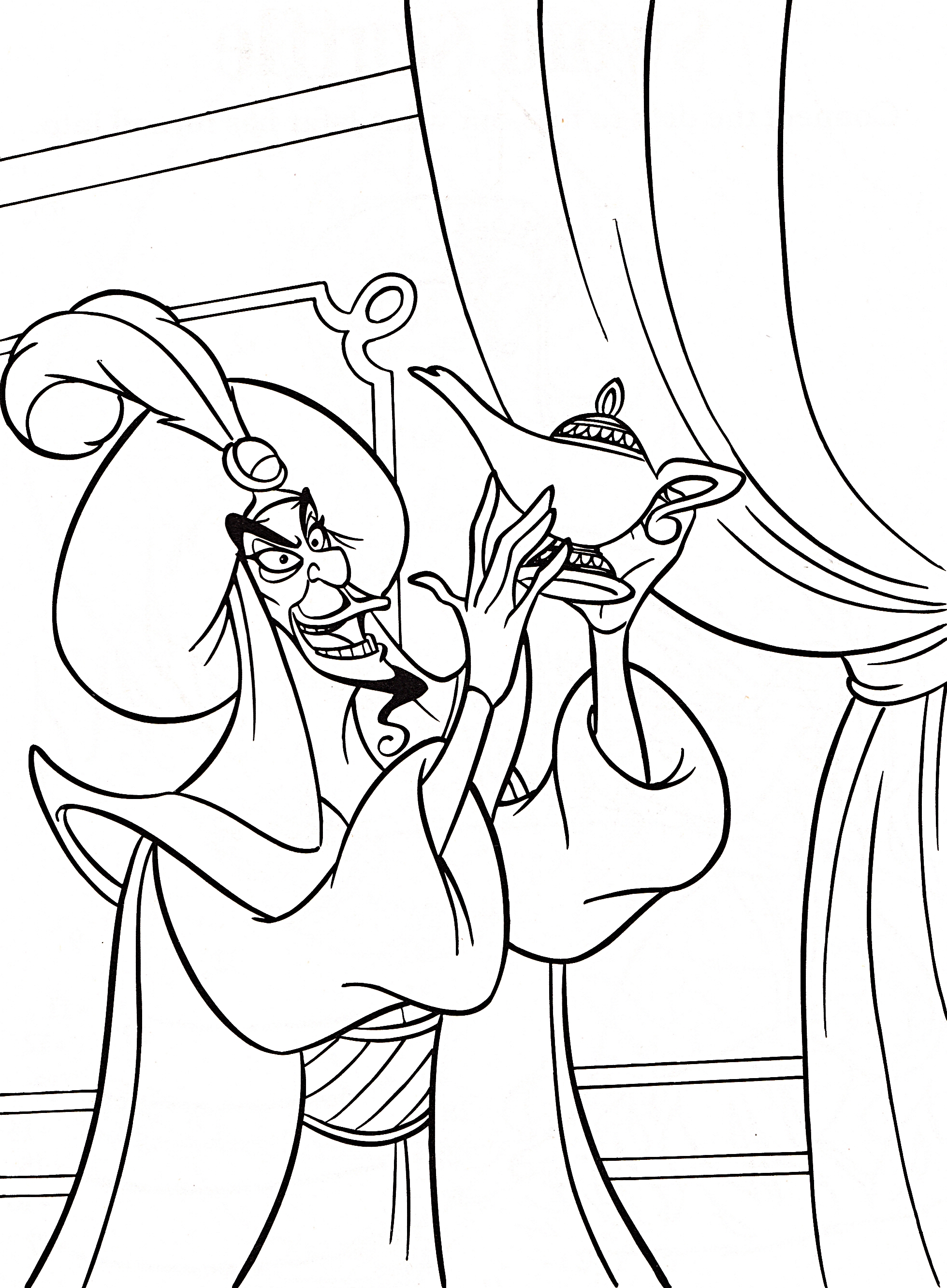 iago aladdin coloring pages - photo #33