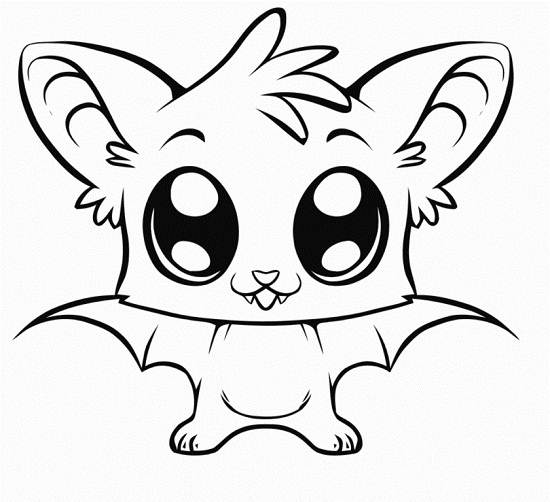cute-coloring-pages-of-animals | Cute Kawaii Resources