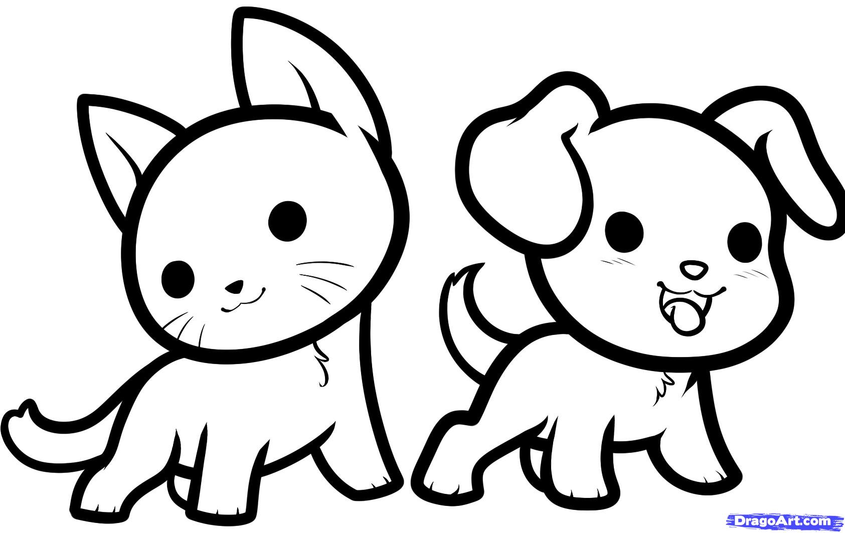 How To Draw Kawaii Animals Step 7 Cute Kawaii Resources